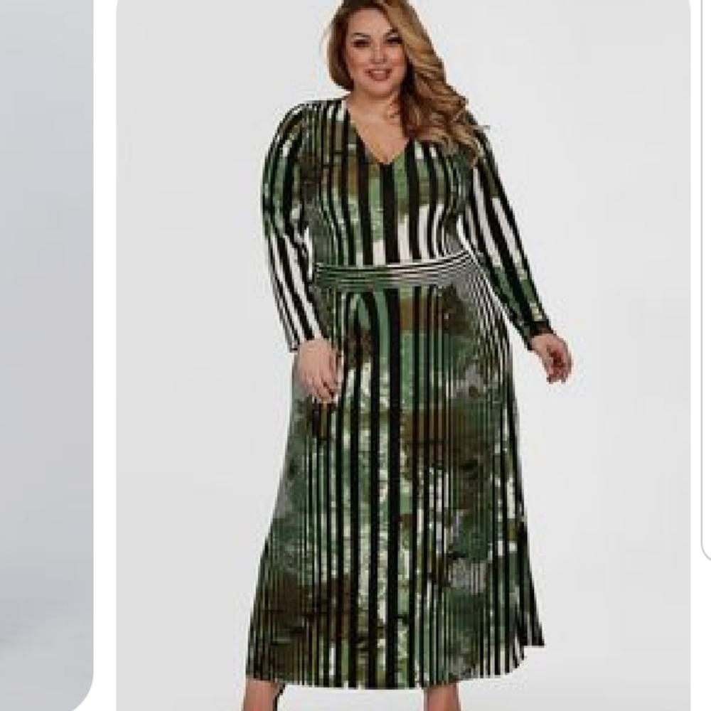 Shadow Stripe Maxi